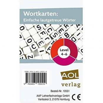 Wortkarten: Einfache lautgetreue Wörter