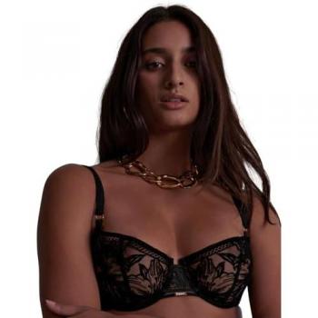Velvet Flocked Half Cup Balconette – Size 32E