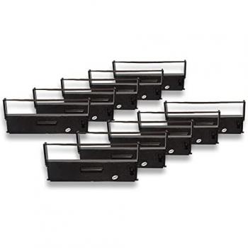 10x Epson 15,000 Print Cycle Black Ink Ribbon (ERC‑31B)