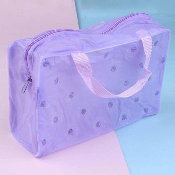 Tote maquillage transparent pour bagages