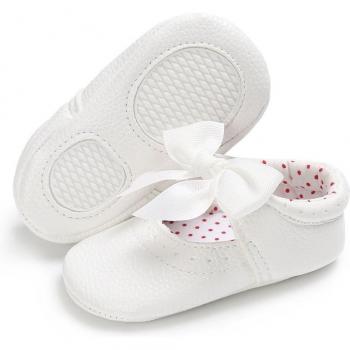 Toddler Princess Bowknot PU Leather Shoes for Baby Girls 0-18 M