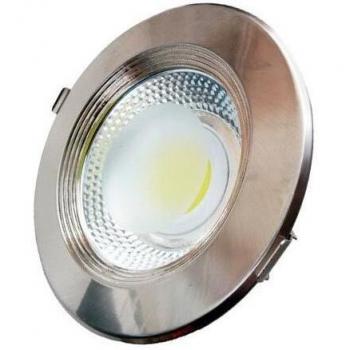 Optonica Downlight 15W Rotondo 170mm Acciaio Inox 6000K Lucentezza Giorno