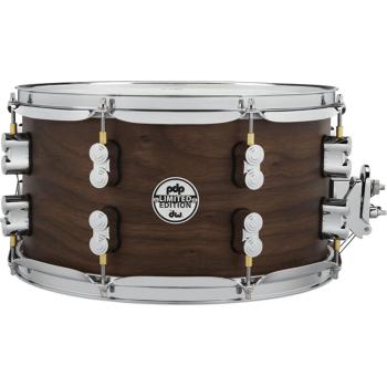 PDP LTD Maple/Walnut Snare, Natural Satin, 7x13 Natural Satin