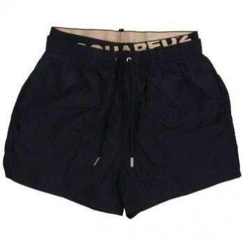 Large Black DSquared2 Men's Mid-Length Boxer Briefs