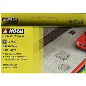 N Scale Laser-Engraved Manhole Cover Collection