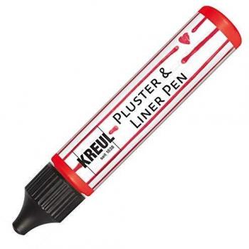 Kreul Malstifte Pluster & Liner Pen, Erdbeere