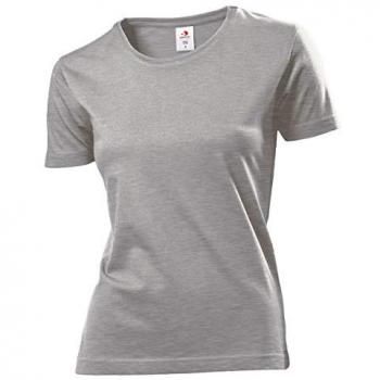 Stedman Damen T-Shirt Rundhals Comfort-T Grau waschbar bei 40°C
