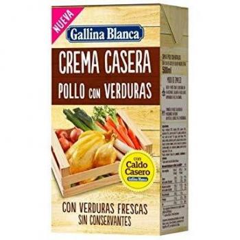 CREMA CASERA POLLO GALLINA BLANCA 500grs