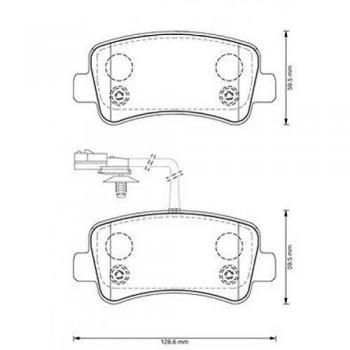 Kit de plaquettes de frein JURID pour OPEL, RENAULT, NISSAN 573359J
