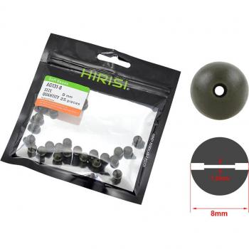 25pcs Green Fishing Terminal Tackle Shock Beads