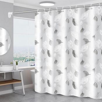 Rideau de Douche PEVA Imperméable pour Baignoire 120x180CM