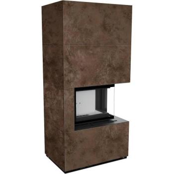 Lareira Modular QuarzO 8kW OXIDE MORO
