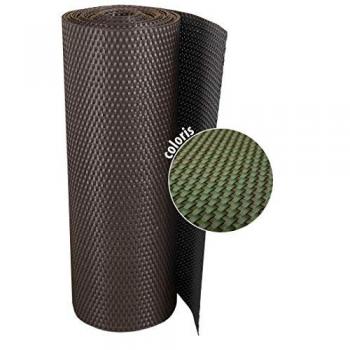 Vert Rattan Art Brise‑Vue 0.9 m × 5 m – Résine Tressée