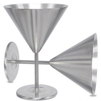 Ensemble de verres à vin en inox, 2 unités