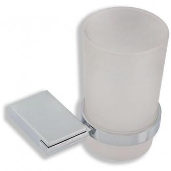 Tandeborstelhouder glas 0906.0 – Novaservis Metalia 9, finition chromée