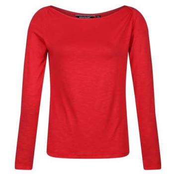 Lakeisha Boat Neck Long Sleeve T-Shirt