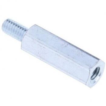 RS PRO Separador Roscado (Hex) M4‑M4, 20 mm – Acero inoxidable