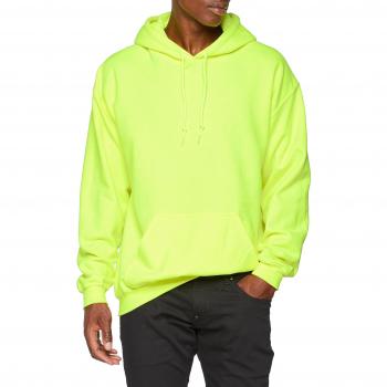 GILDAN Men's Heavy Blend Adult Pullover Hoodie (Safety Green, Large)
