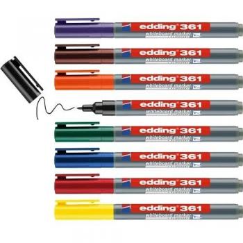 Edding 361 Kit Marcatori Lavagna Bianca – Set Completo 8 pz