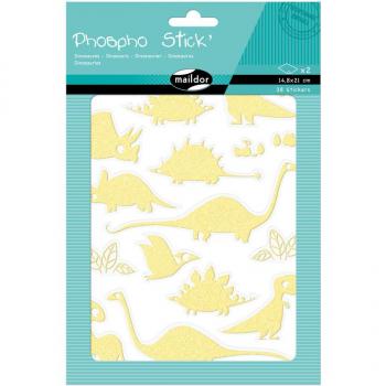 Autocollants phosphorescents Dinosaures