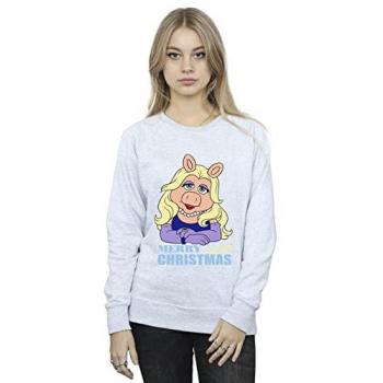 Muppets Piggy Holiday Queen Grey Hoodie XL