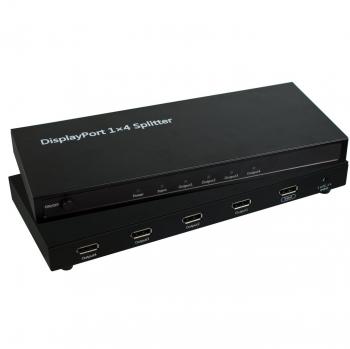 ROLINE DP‑Audio/Video Splitter 4‑kanal