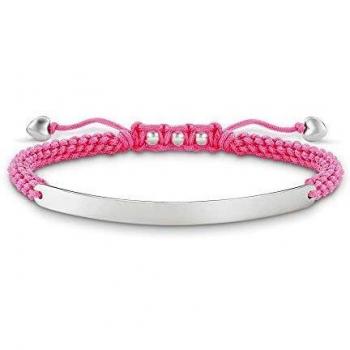 Brazalete Dama Thomas Sabo: Rosa Plateado, 21 cm