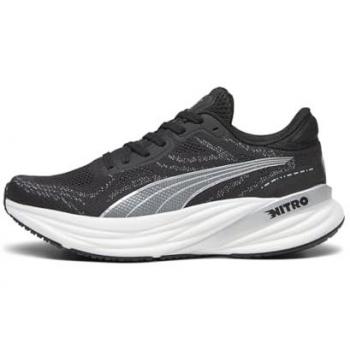 Puma Magnify Nitro 2 Women – Classic Tri-Color (Black, White, Silver)