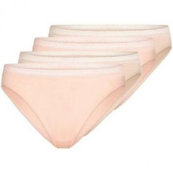 Schiesser Baumwoll-Rio Slip 4er Pack in Orange