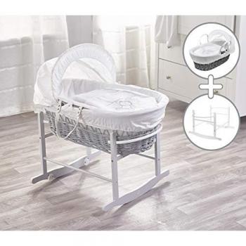 Kinder Valley Teddy Wash Day Moses Basket and Stand