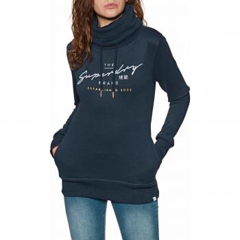Superdry hoodie cuello alto