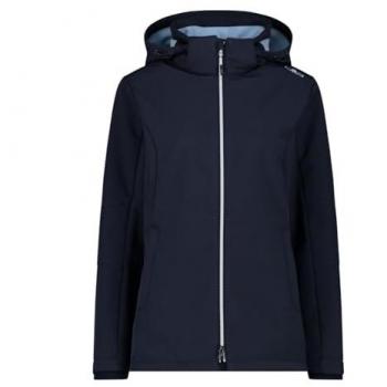 CMP Long Fit Softshell Jacket for Women in B. Blue / Skylight 42