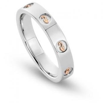 Clogau Insignia Women's Silver Slim Band