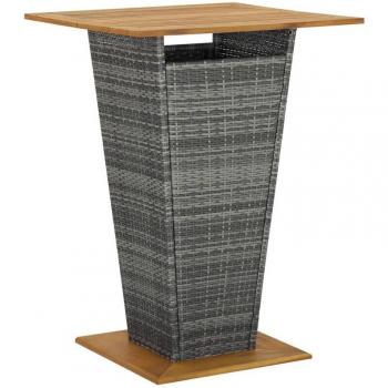 Mesa Alta Prolenta de Madera y Ratán