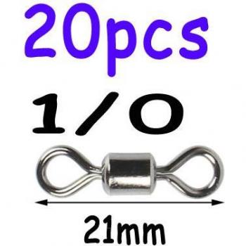 Large Black Rolling Swivel Snap Hook Connector with Double Solid Ring