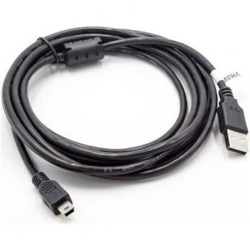 Mini Cavo USB 3 m in Nero – Adatto a Laptop, Telefono e Fotocamera