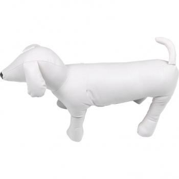 Standing Dog Mannequin – Leather Toy Animal Display