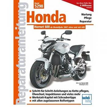 Honda Hornet 600 (PC 41): Einspritzer ohne und mit ABS ab Modelljahr 2007 (Reparaturanleitungen)