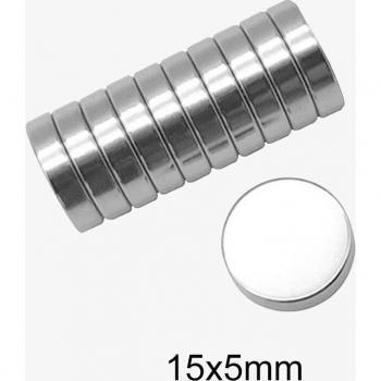 30PCS 15x5mm N35 Neodymium Disc Magnets
