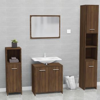Meubles de salle de bain en bois d'ingénierie couleur chêne