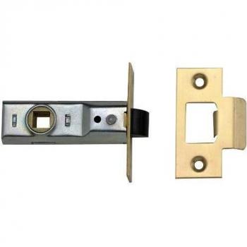 Yale Locks YALPM888PB25 M888 Tubular Mortice Latch 64mm 2.5in Polished Brass Visi Pack of 1