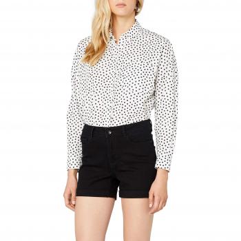 Vero Moda NOS Damen Shorts VMHOT Seven NW DNM FOLD Mix NOOS, Schwarz (Black), W(Herstellergröße: XL)