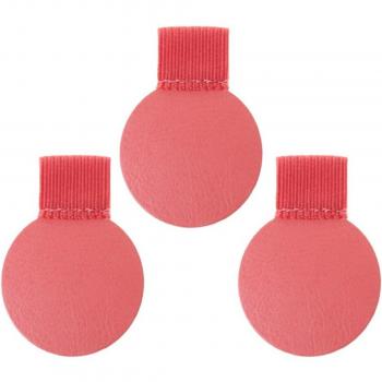 3pcs PU Leather Round Pen Clip Set