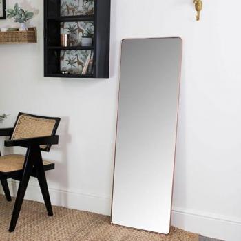 Tall Copper Wall Mirror 47cm x 142cm