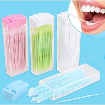 Portable Plastic Toothpicks for Teeth Cleaning