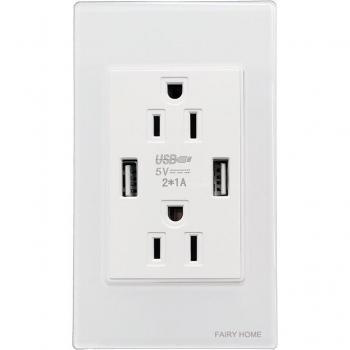 Prise Électrique Design en Verre 2.5D