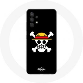 Coque pour Samsung Galaxy A13 4G / A13 4G Lite Tête de Mort Manga Noir