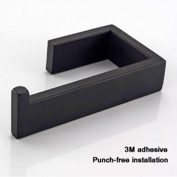 Black/Silver Tissue Storage Rod