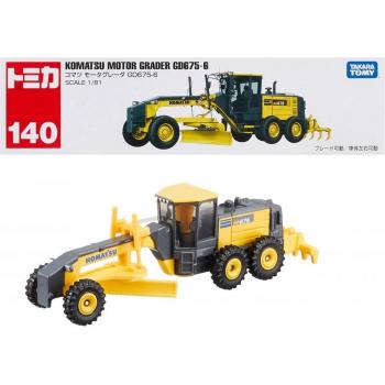 Tomica No.140 Komatsu Motor Grader Mini Car for Children 3+