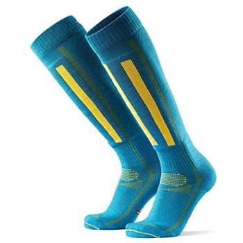DANISH ENDURANCE Chaussettes de Ski (Bleu/Jaune